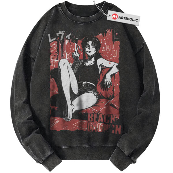 Revy Sweatshirt, Black Lagoon Sweatshirt, Anime Sweatshirt, Vintage Sweatshirt
