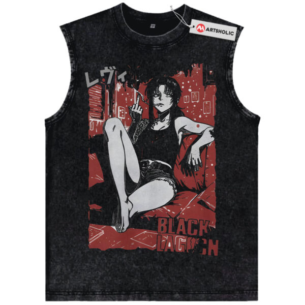 Revy Tank Top, Black Lagoon Tank Top, Anime Tank Top, Vintage Tank Top