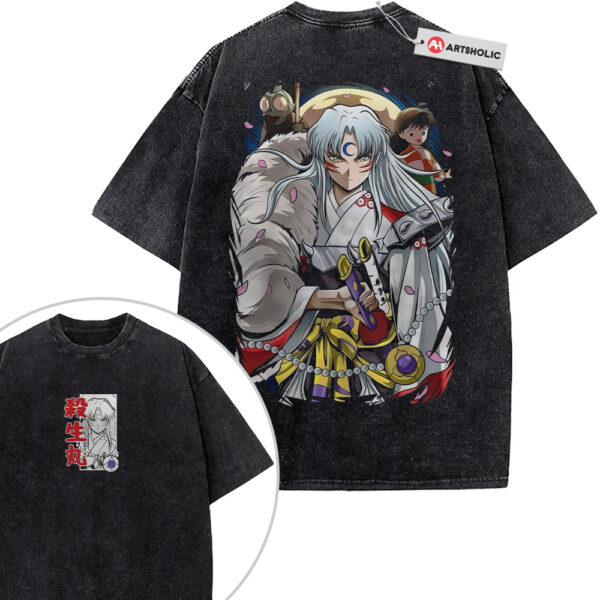 Sesshomaru Shirt, Inuyasha Shirt, Anime Shirt, Vintage T-Shirt 2-Sided