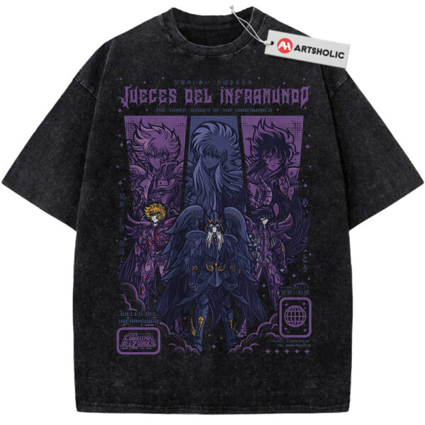 Three Judges of the Underworld Shirt, Saint Seiya Shirt, Anime Shirt, Vintage T-Shirt