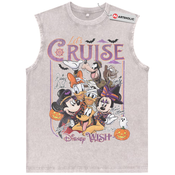 Donald Duck Tank Top, Mickey Mouse Tank Top, Goofy Tank Top, Pluto Tank Top, Halloween Tank Top, Disney Tank Top, Animated Tank Top, Vintage Tank Top