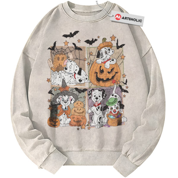 101 Dalmatians Sweatshirt, Halloween Sweatshirt, Disney Sweatshirt, Animated Sweatshirt, Vintage Sweatshirt
