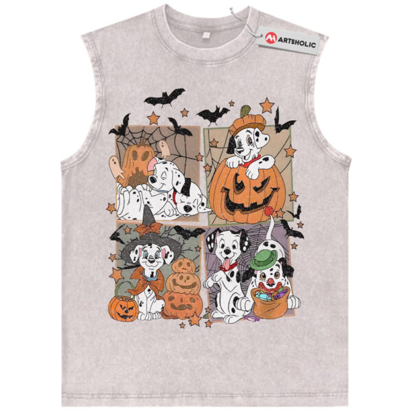 101 Dalmatians Tank Top, Halloween Tank Top, Disney Tank Top, Animated Tank Top, Vintage Tank Top