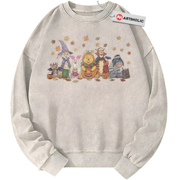 Winnie the Pooh Sweatshirt, Halloween Sweatshirt, Animated Sweatshirt, Vintage Sweater
