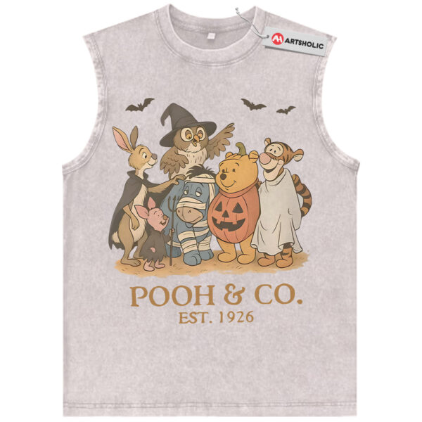 Winnie the Pooh Tank Top, Halloween Tank Top, Animated Tank Top, Vintage Tank Top