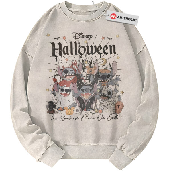 Lilo and Stitch Sweatshirt, Halloween Sweatshirt, Disney Sweatshirt, Animated Sweatshirt, Vintage Sweater