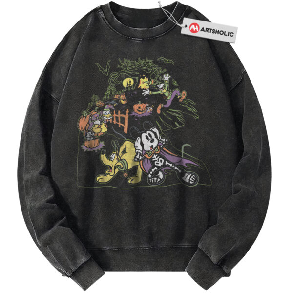 Donald Duck Sweatshirt, Mickey Mouse Sweatshirt, Goofy Sweatshirt, Pluto Sweatshirt, Halloween Sweatshirt, Disney Sweatshirt, Animated Sweatshirt, Vintage Sweater