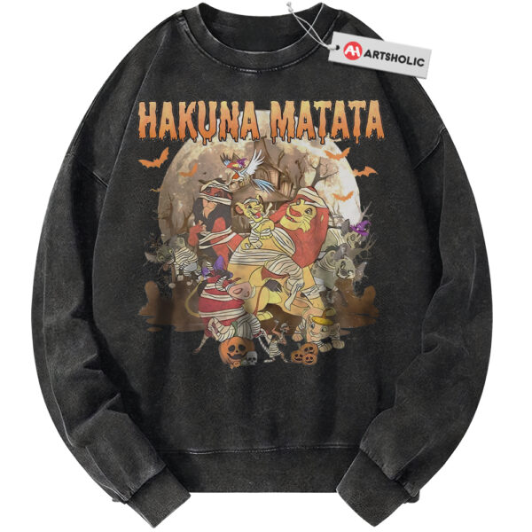 Hakuna Matata Sweatshirt, The Lion King Sweatshirt, Halloween Sweatshirt, Disney Sweatshirt, Animated Sweatshirt, Vintage Sweatshirt