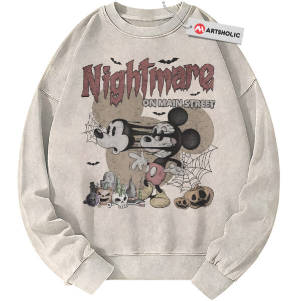 Mickey Mouse Sweatshirt, Halloween Sweatshirt, Disney Sweatshirt, Animated Sweatshirt, Vintage Sweatshirt