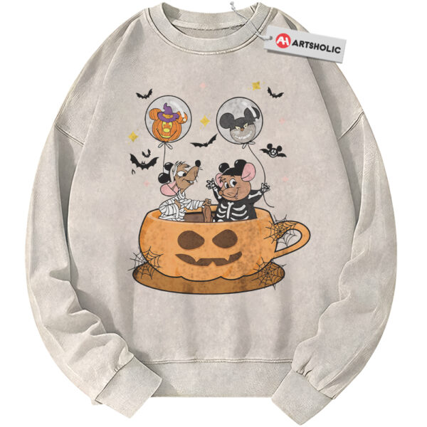 Jaq and Gus Sweatshirt, Cinderella Sweatshirt, Halloween Sweatshirt, Disney Sweatshirt, Animated Sweatshirt, Vintage Sweatshirt