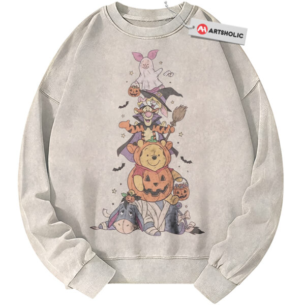 Winnie the Pooh Sweatshirt, Halloween Sweatshirt, Animated Sweatshirt, Vintage Sweatshirt