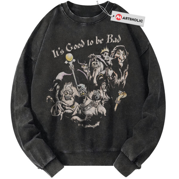 Disney Villains Sweatshirt, Animated Sweatshirt, Vintage Sweatshirt