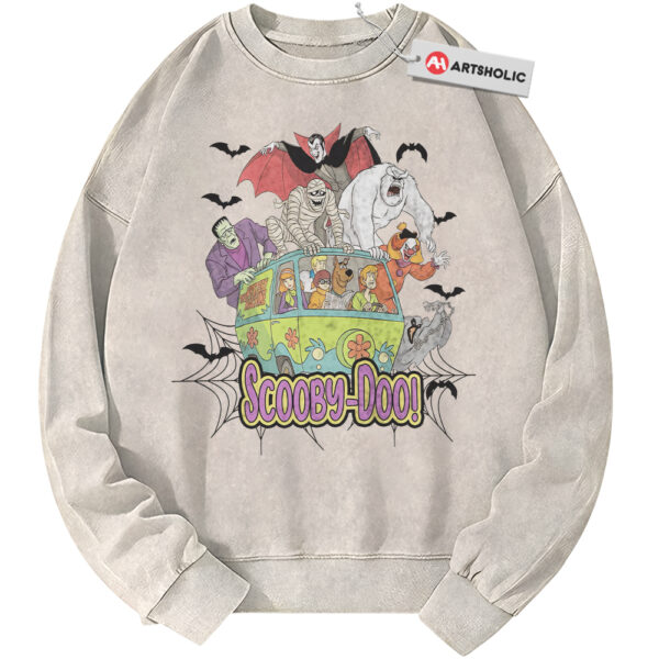 Scooby-Doo Sweatshirt, Halloween Sweatshirt, Animated Sweatshirt, Vintage Sweatshirt