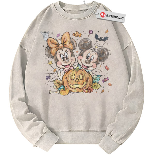 Mickey Mouse Sweatshirt, Minnie Mouse Sweatshirt, Halloween Sweatshirt, Disney Sweatshirt, Animated Sweatshirt, Vintage Sweater