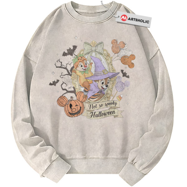 Chip and Dale Sweatshirt, Halloween Sweatshirt, Disney Sweatshirt, Animated Sweatshirt, Vintage Sweater