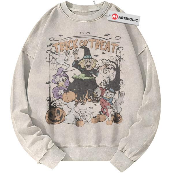 Donald Duck Sweatshirt, Halloween Sweatshirt, Disney Sweatshirt, Animated Sweatshirt, Vintage Sweater