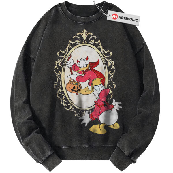Donald Duck Sweatshirt, Halloween Sweatshirt, Disney Sweatshirt, Animated Sweatshirt, Vintage Sweater