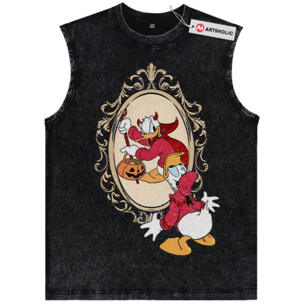 Donald Duck Tank Top, Halloween Tank Top, Disney Tank Top, Animated Tank Top, Vintage Tank Top