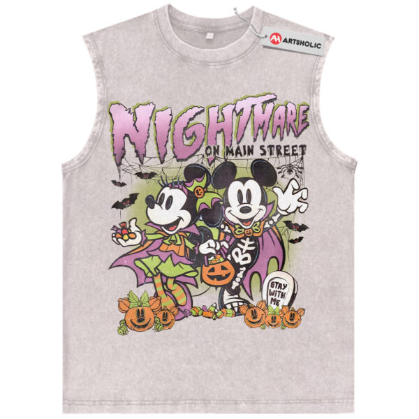 Minnie Mouse and Mickey Mouse Tank Top, Halloween Tank Top, Disney Tank Top, Animated Tank Top, Vintage Tank Top