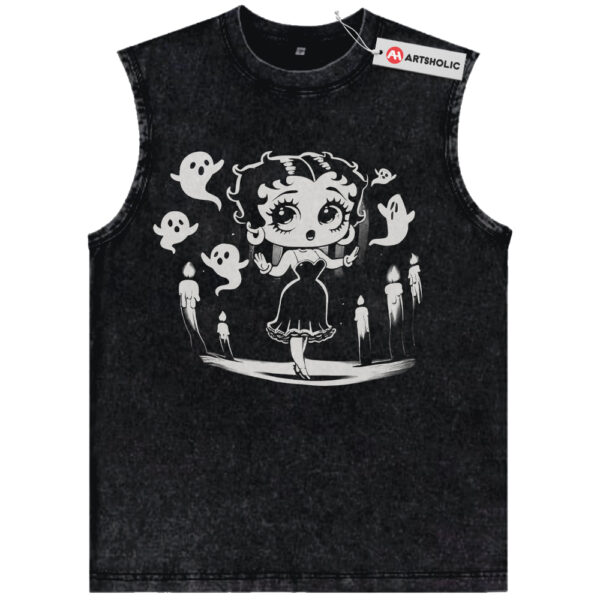 Betty Boop Tank Top, Halloween Tank Top, Animated Tank Top, Vintage Tank Top