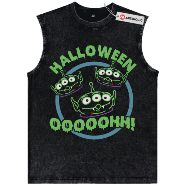 Little Green Men Tank Top, Toy Story Tank Top, Halloween Tank Top, Animated Tank Top, Vintage Tank Top