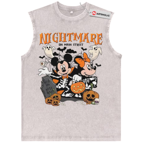 Minnie Mouse and Mickey Mouse Tank Top, Halloween Tank Top, Disney Tank Top, Animated Tank Top, Vintage Tank Top