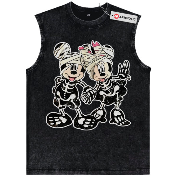 Minnie Mouse and Mickey Mouse Tank Top, Halloween Tank Top, Disney Tank Top, Animated Tank Top, Vintage Tank Top