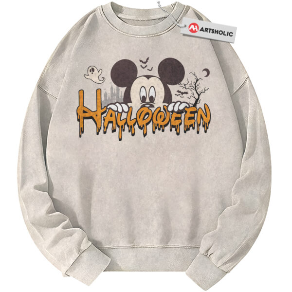 Mickey Mouse Sweatshirt, Halloween Sweatshirt, Disney Sweatshirt, Animated Sweatshirt, Vintage Sweatshirt