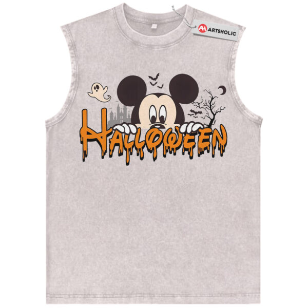 Mickey Mouse Tank Top, Halloween Tank Top, Disney Tank Top, Animated Tank Top, Vintage Tank Top