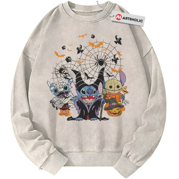 Lilo and Stitch Sweatshirt, Halloween Sweatshirt, Disney Sweatshirt, Animated Sweatshirt, Vintage Sweatshirt
