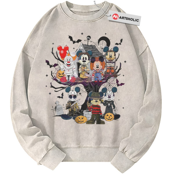 Mickey Mouse Sweatshirt, Halloween Sweatshirt, Disney Sweatshirt, Animated Sweatshirt, Vintage Sweatshirt