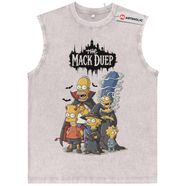 The Simpsons Tank Top, Halloween Tank Top, Animated Tank Top, Vintage Tank Top