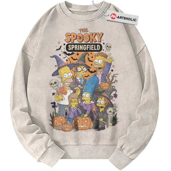 The Simpsons Sweatshirt, Halloween Sweatshirt, Animated Sweatshirt, Vintage Sweater