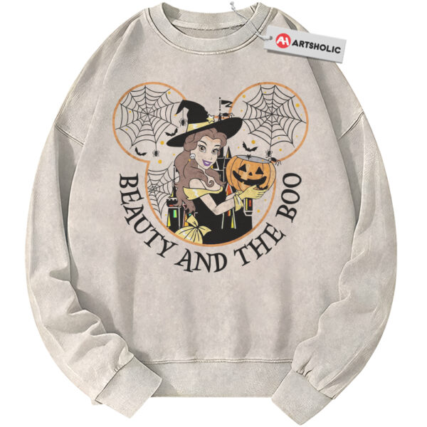 Belle Sweatshirt, Beauty and the Beast Sweatshirt, Halloween Sweatshirt, Disney Sweatshirt, Animated Sweatshirt, Vintage Sweatshirt