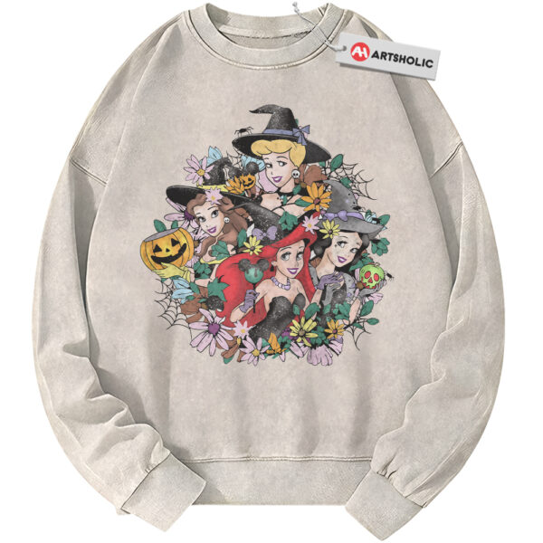 Disney Princess Sweatshirt, Halloween Sweatshirt, Animated Sweatshirt, Vintage Sweater