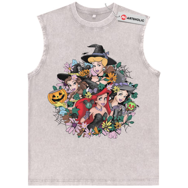 Disney Princess Tank Top, Halloween Tank Top, Animated Tank Top, Vintage Tank Top