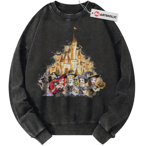 Disney Princess Sweatshirt, Halloween Sweatshirt, Animated Sweatshirt, Vintage Sweater