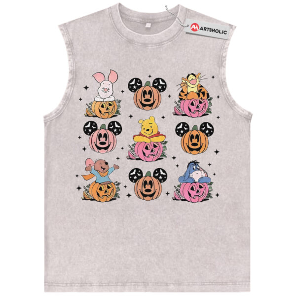 Winnie the Pooh Tank Top, Halloween Tank Top, Animated Tank Top, Vintage Tank Top