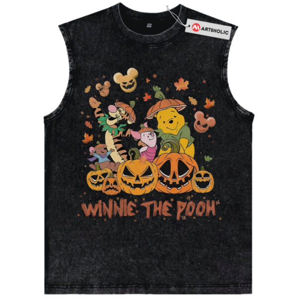 Winnie the Pooh Tank Top, Halloween Tank Top, Animated Tank Top, Vintage Tank Top