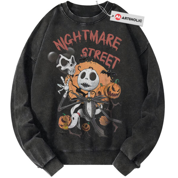Jack Skellington Sweatshirt, The Nightmare Before Christmas Sweatshirt, Halloween Sweatshirt, Autumn Disney Sweatshirt, Fall Animated Sweatshirt, Vintage Sweatshirt