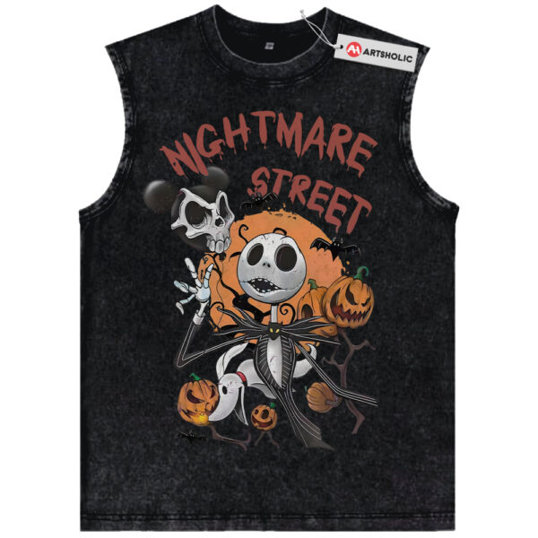 Jack Skellington Tank Top, The Nightmare Before Christmas Tank Top, Halloween Tank Top, Autumn Disney Tank Top, Fall Animated Tank Top, Vintage Tank Top