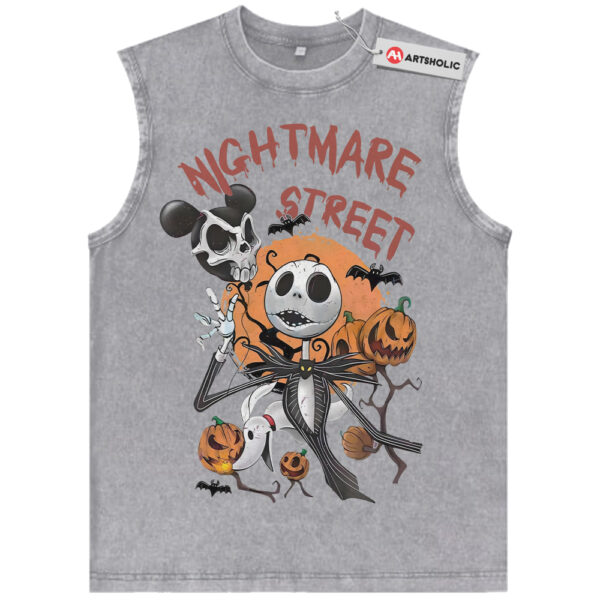 Jack Skellington Tank Top, The Nightmare Before Christmas Tank Top, Halloween Tank Top, Autumn Disney Tank Top, Fall Animated Tank Top, Vintage Tank Top