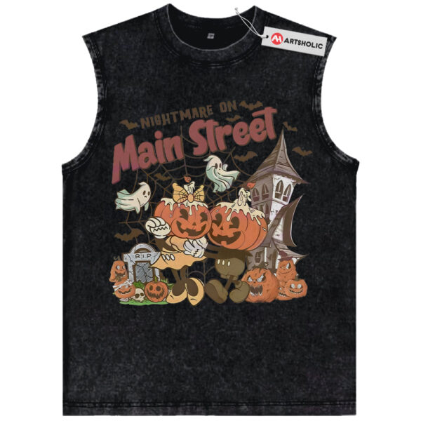 Minnie Mouse and Mickey Mouse Tank Top, Halloween Tank Top, Autumn Disney Tank Top, Fall Animated Tank Top, Vintage Tank Top