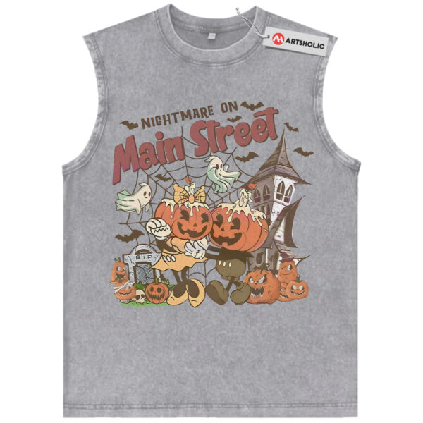 Minnie Mouse and Mickey Mouse Tank Top, Halloween Tank Top, Autumn Disney Tank Top, Fall Animated Tank Top, Vintage Tank Top
