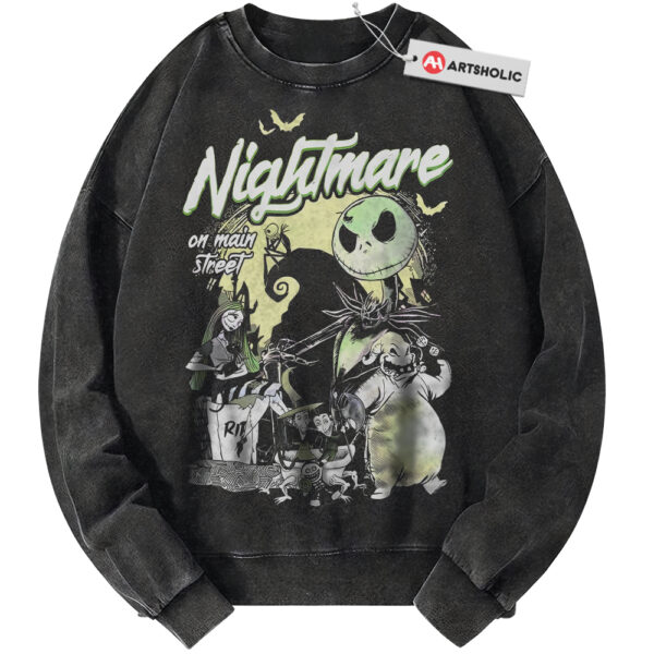 The Nightmare Before Christmas Sweatshirt, Halloween Sweatshirt, Animated Sweatshirt, Vintage Sweater