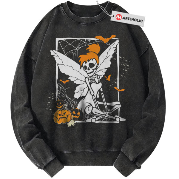 Tinker Bell Sweatshirt, Halloween Sweatshirt, Animated Sweatshirt, Vintage Sweater