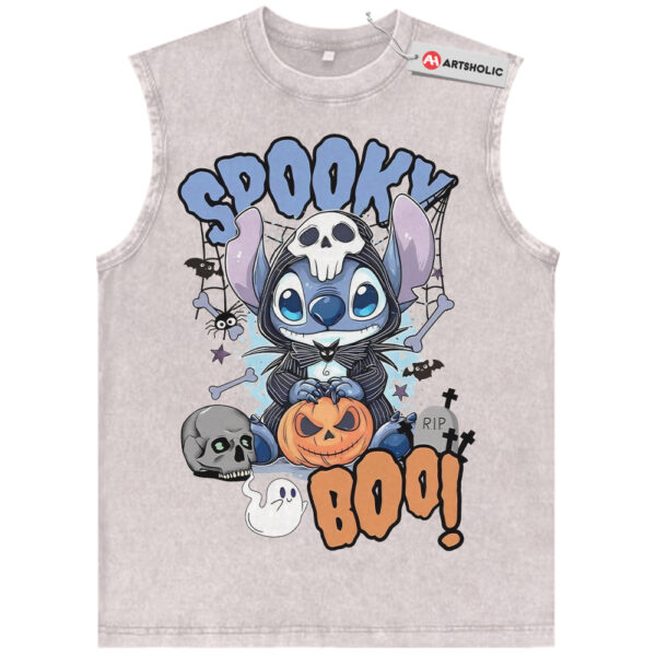 Lilo and Stitch Tank Top, Halloween Tank Top, Autumn Disney Tank Top, Fall Animated Tank Top, Vintage Tank Top
