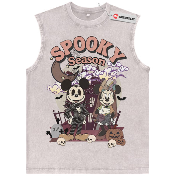 Minnie Mouse and Mickey Mouse Tank Top, Halloween Tank Top, Disney Tank Top, Animated Tank Top, Vintage Tank Top
