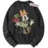 Trick or Treat Sweatshirt, Minnie Mouse Sweatshirt, Halloween Sweatshirt, Disney Sweatshirt, Animated Sweatshirt, Vintage Sweatshirt