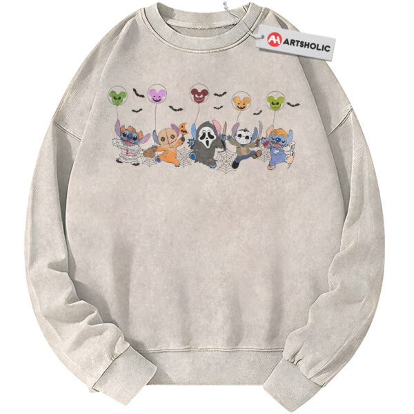 Lilo and Stitch Sweatshirt, Halloween Sweatshirt, Disney Sweatshirt, Animated Sweatshirt, Vintage Sweatshirt